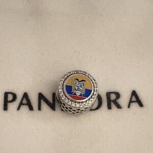 Pandora Ecuador Flag Exclusive Bead Charm